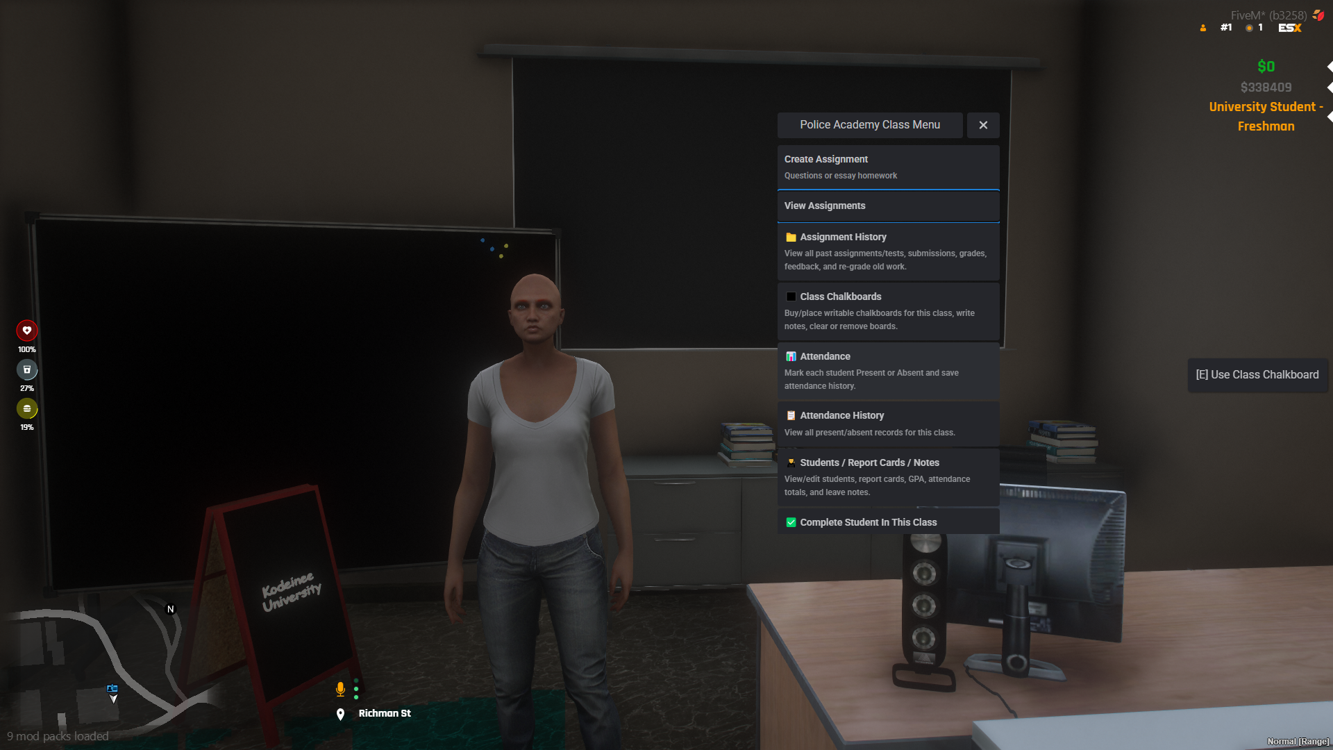 Advanced University/School  [ESX/QB/QBOX]