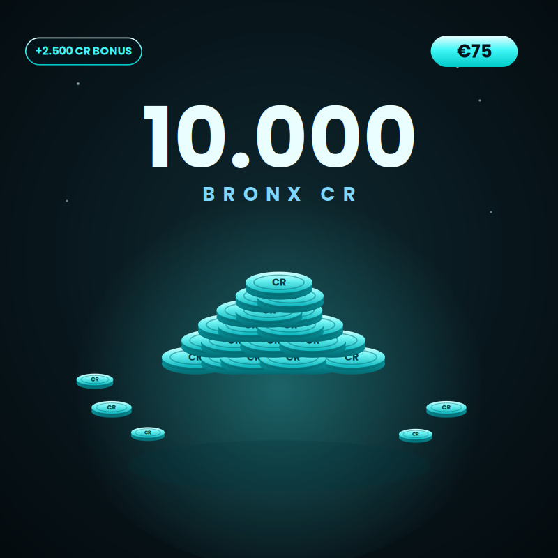 10.000 Bronx CR + 2500 Bonus