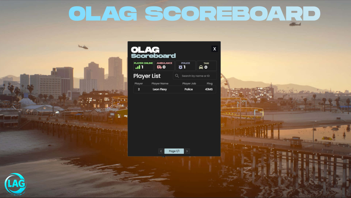 0Lag Scoreboard | [ESX,QB,QBOX]