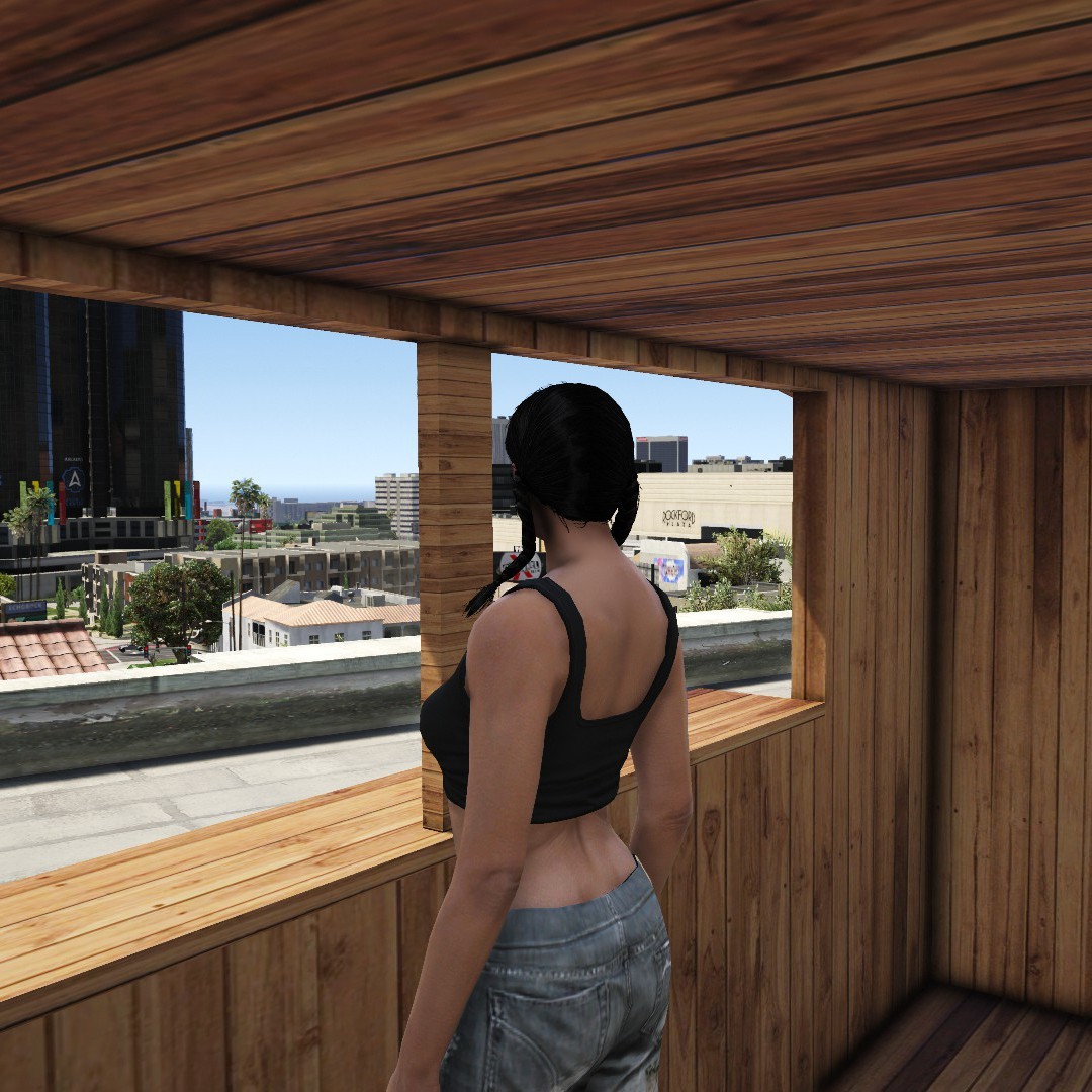Wooden market