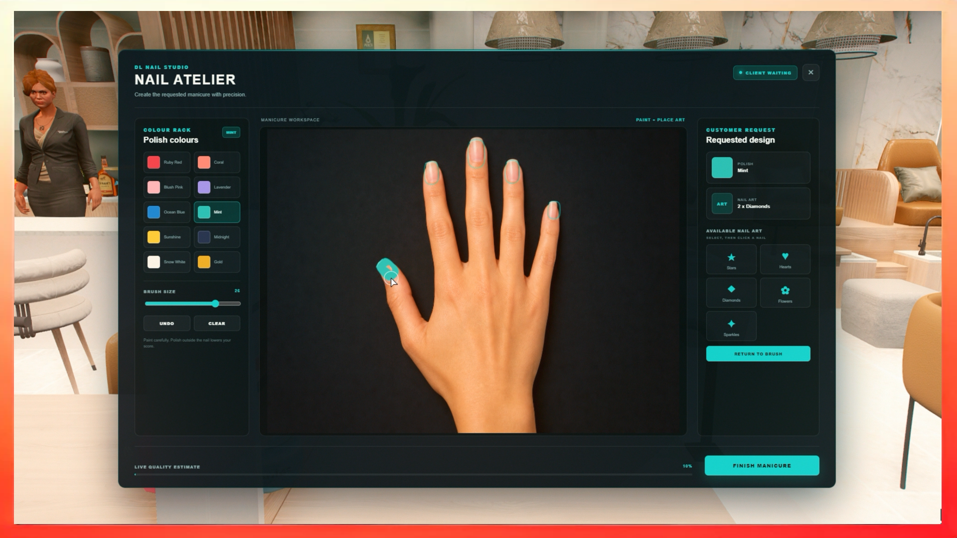 [ESX] [QBCore] Nail Studio — Script + Custom MLO