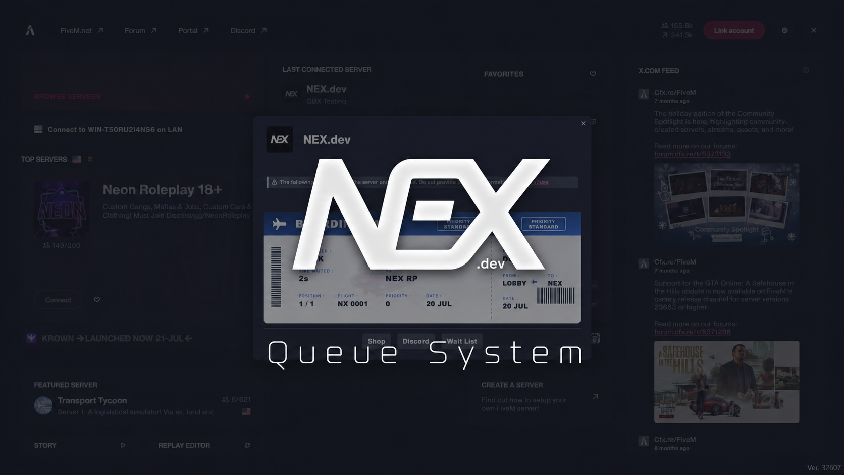 Queue System [STANDALONE]