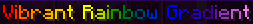 Vibrant Rainbow Gradient Chat Color