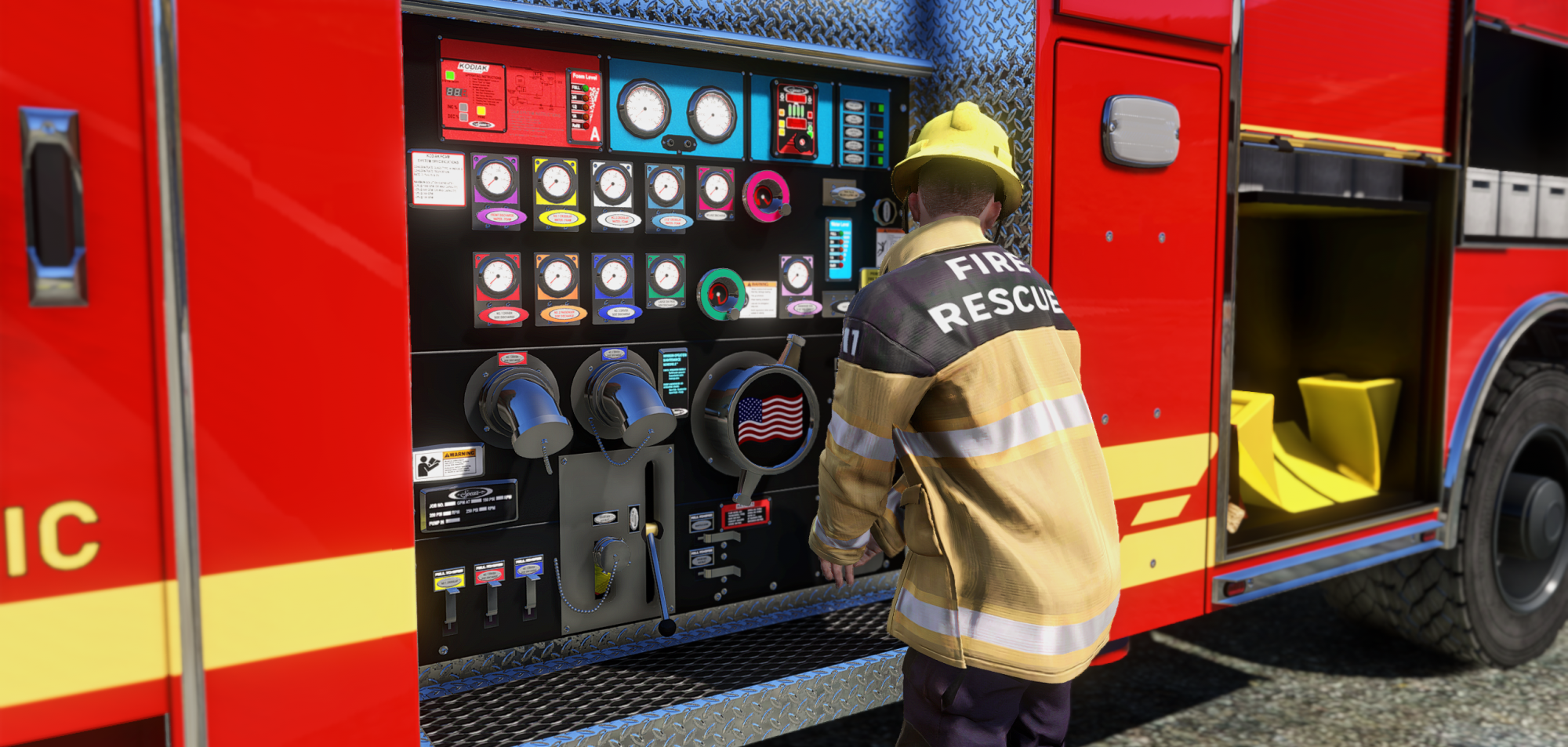 Spear Impulse Aerial Ladder Fire Truck