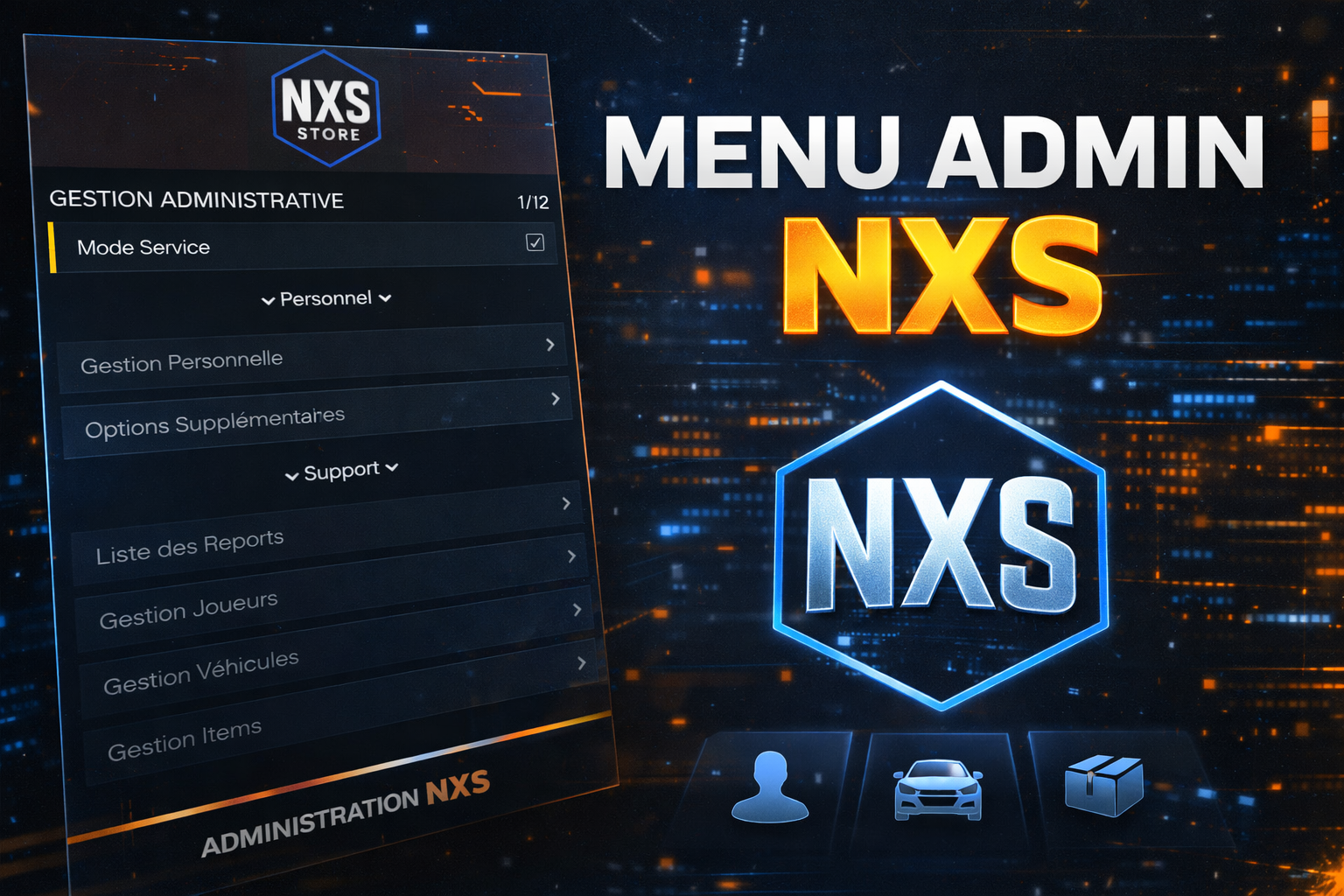 Admin Menu [Rage UI]