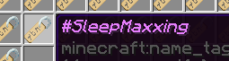 #SleepMaxxing Tag