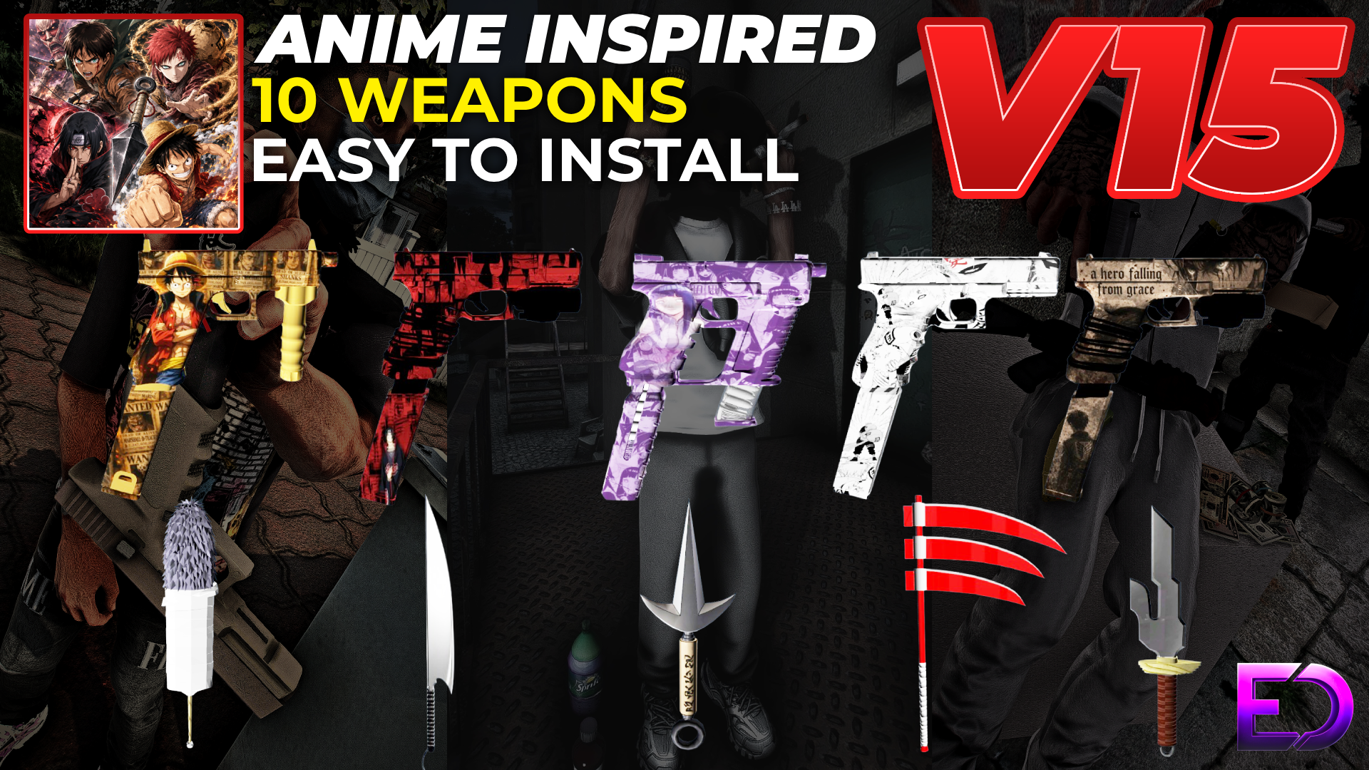 Echo Weapon Pack V15 | ANIME INSPIRED