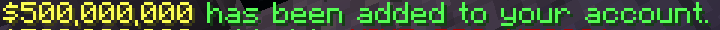 500,000,000 Dollars