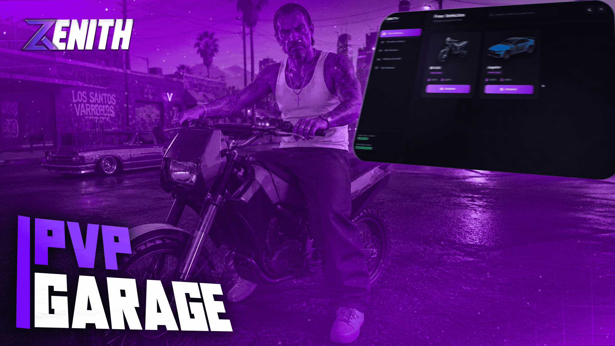 Zenith PvP Garages & Rentals | Advanced FiveM Vehicle System