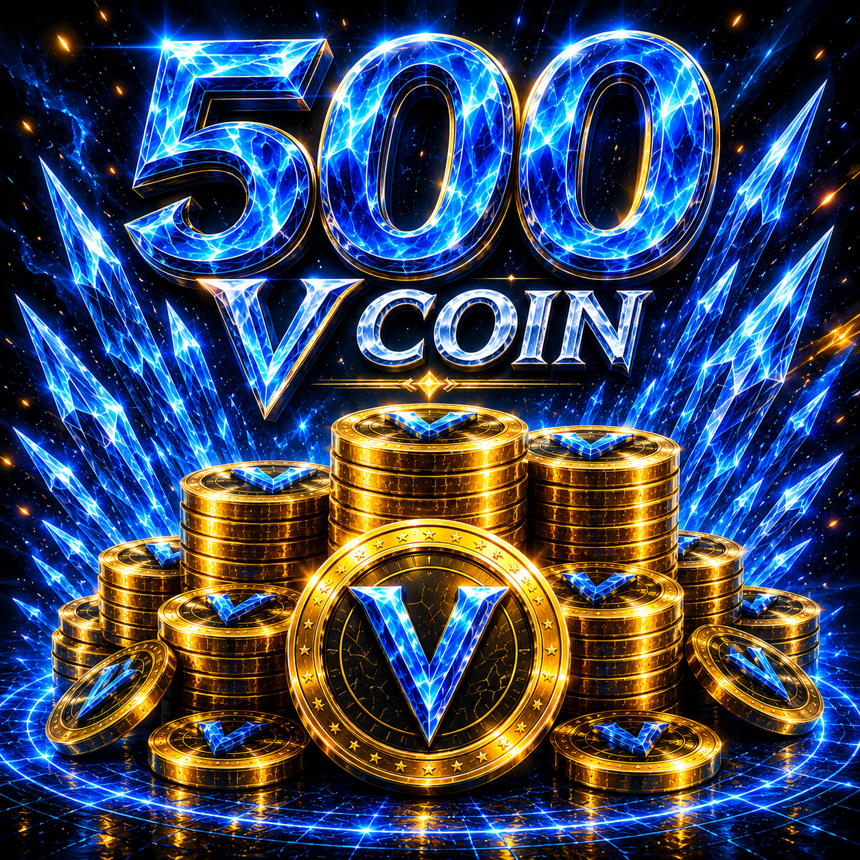 500 x V Coin Package