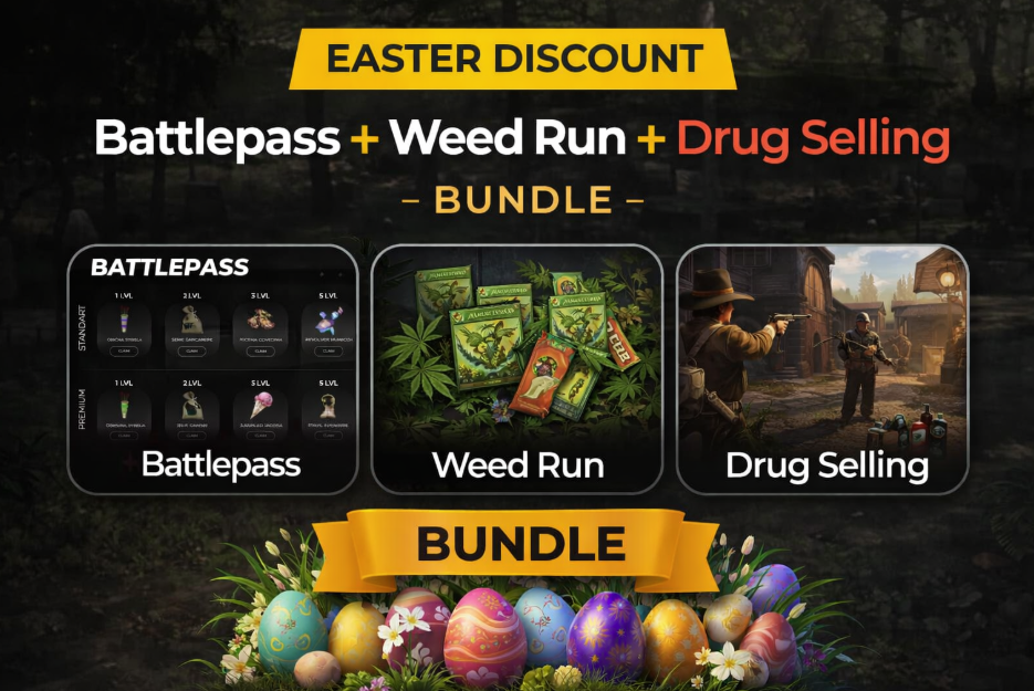 Battlepass + Weed Run + Drug Selling
