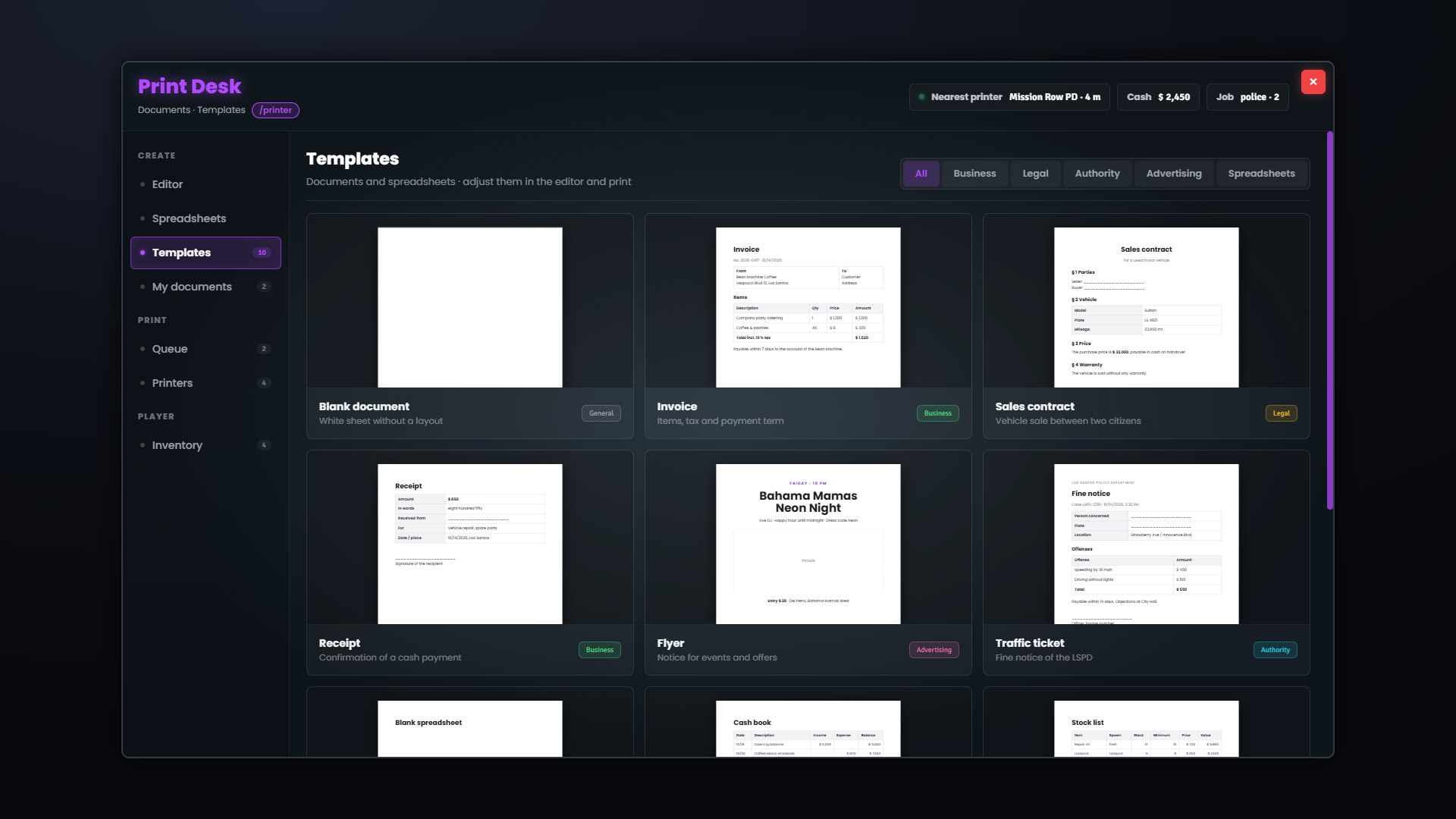 JMX_Printer-Creator