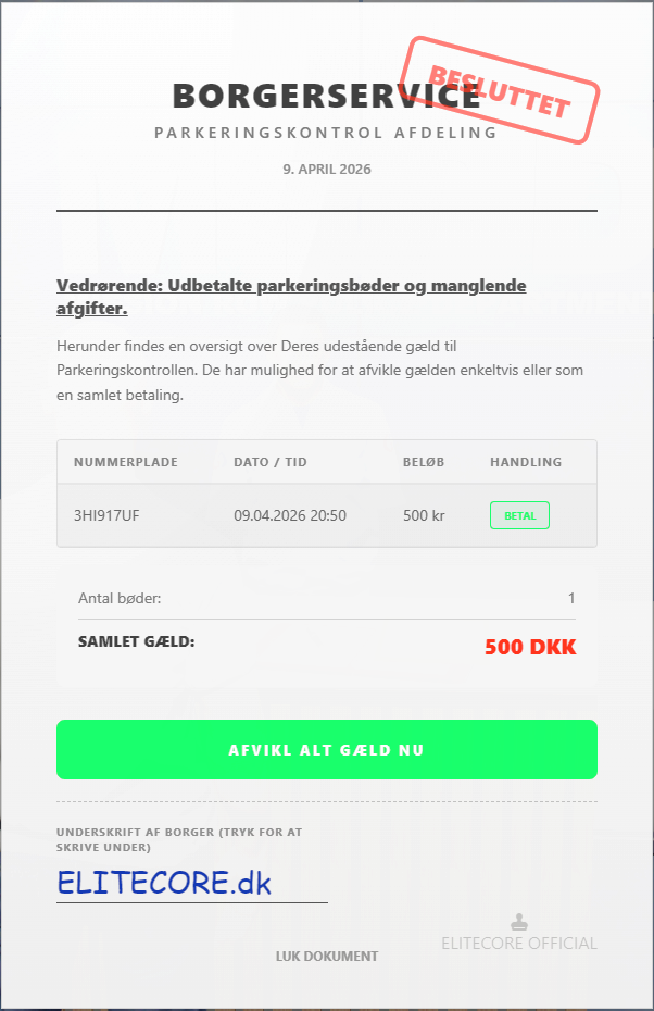 EliteCore Parking System