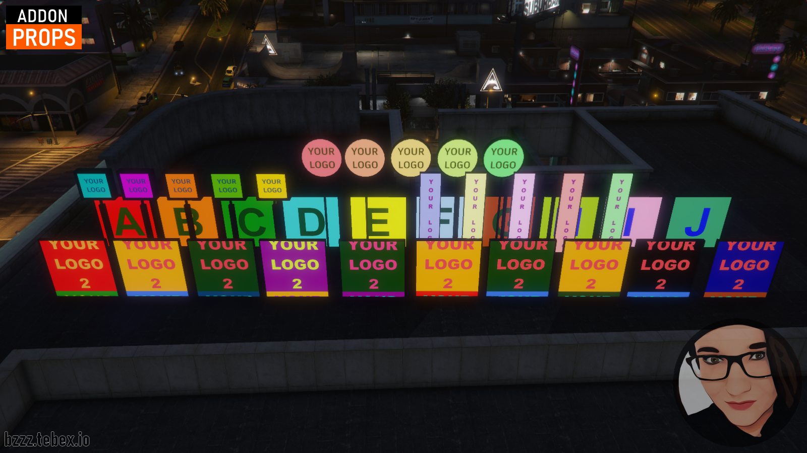 Custom city sign