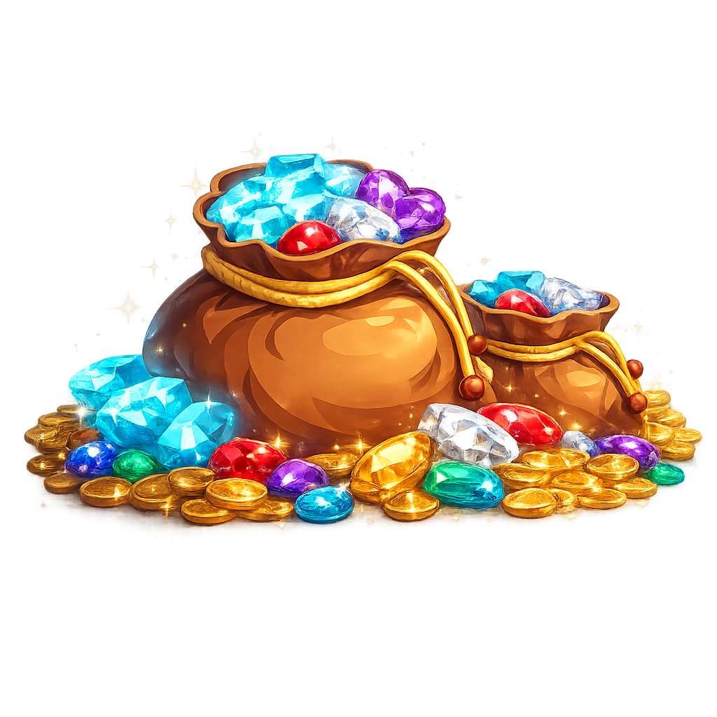 💎 Pack 5 – 6000 Gemmes