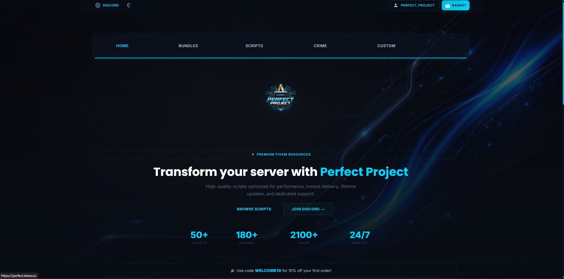 Premium Tebex CSS Theme