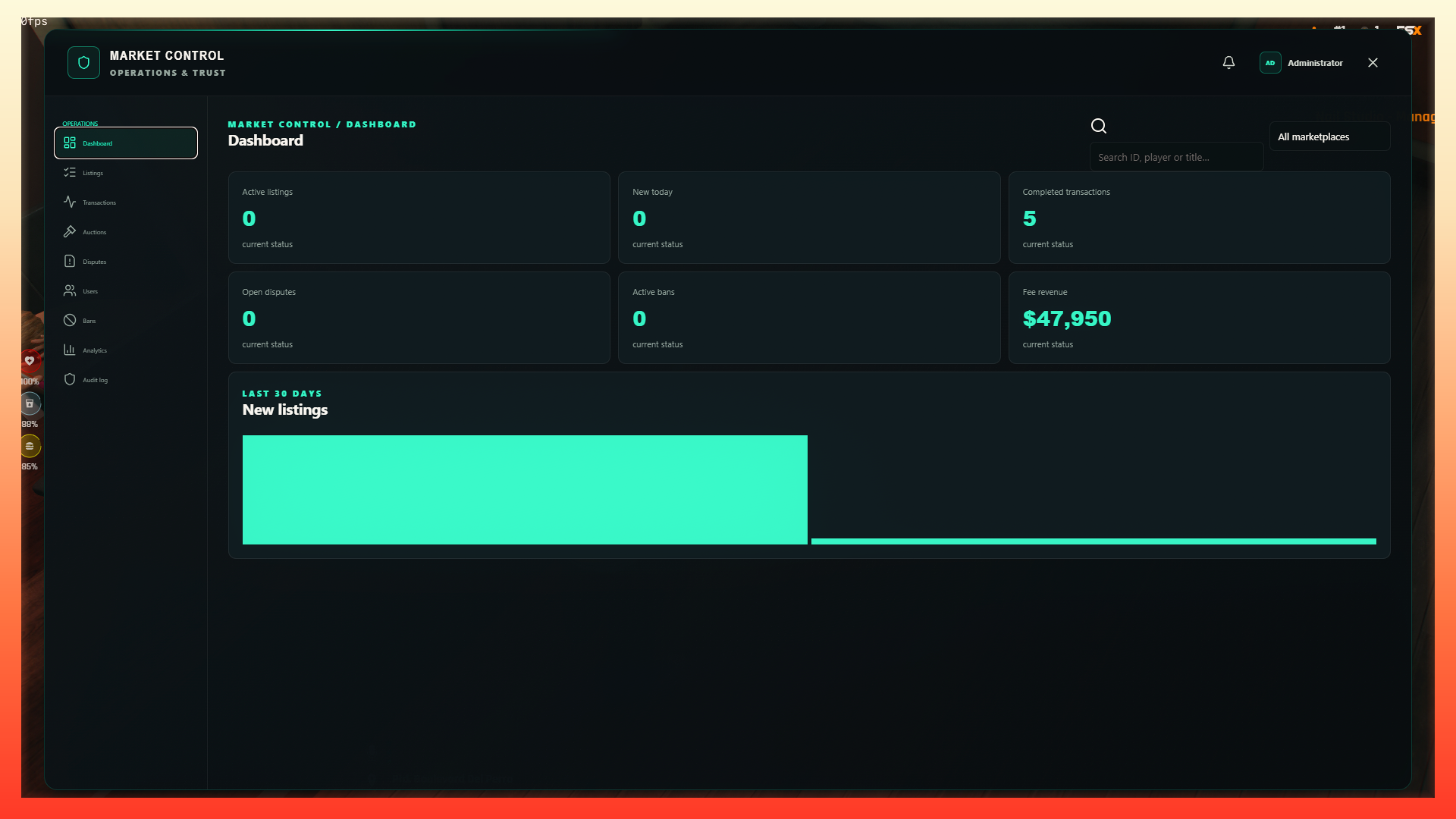 Los Santos Marketplace & Dark Web | Legal & Crime Trading Platform