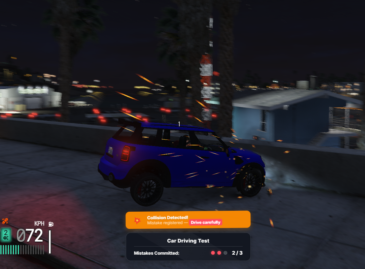 Advanced Driving Licence System (Car, Helicopter, Boat)