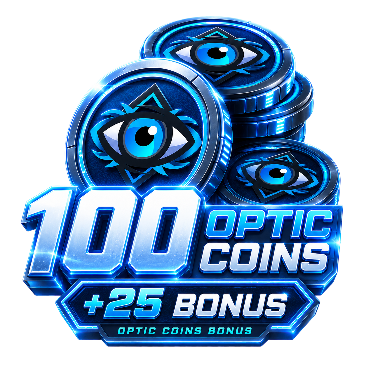 100 Optic Coins