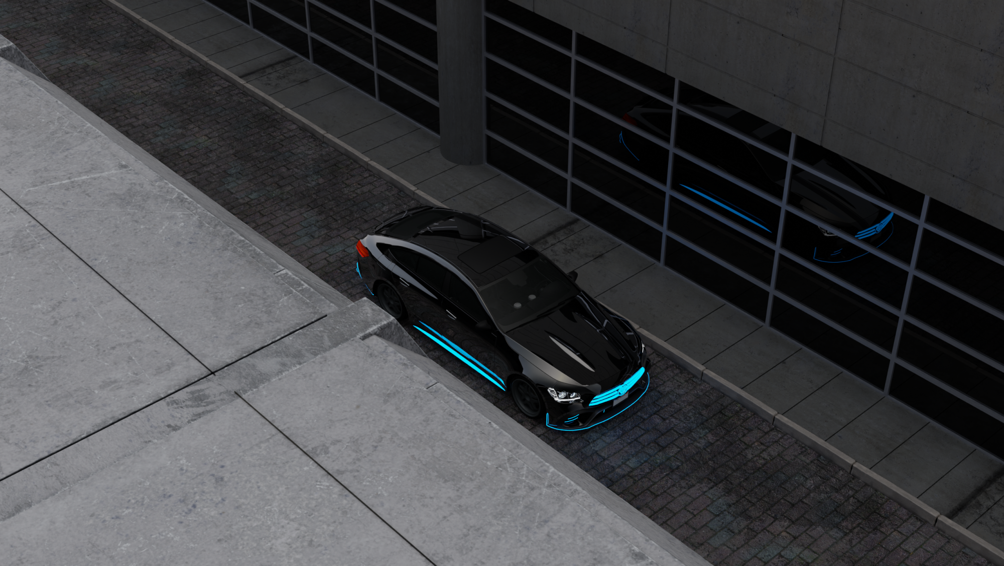 Benefactor Schafter GT Animated Lights view 5