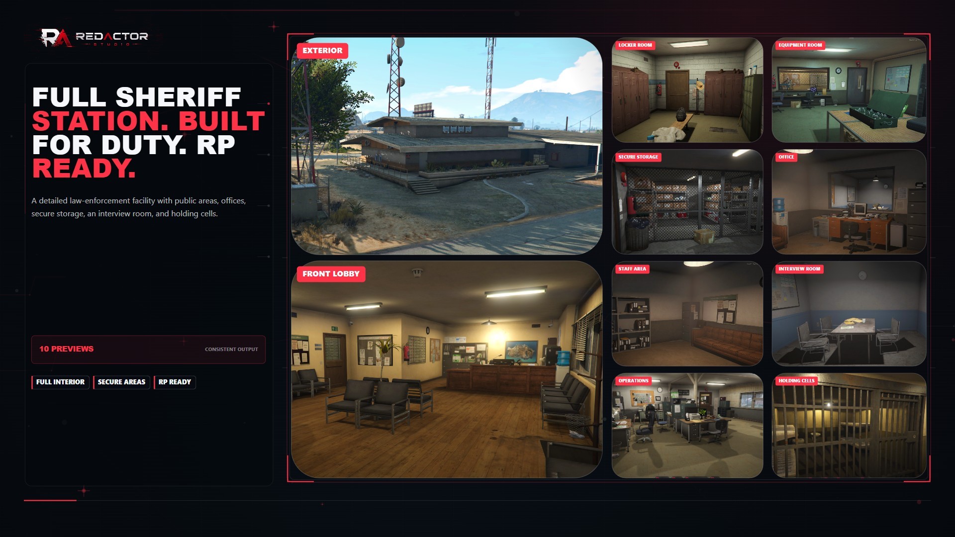 Sandy Shores Sheriff Station — FiveM MLO / Interiors preview 2