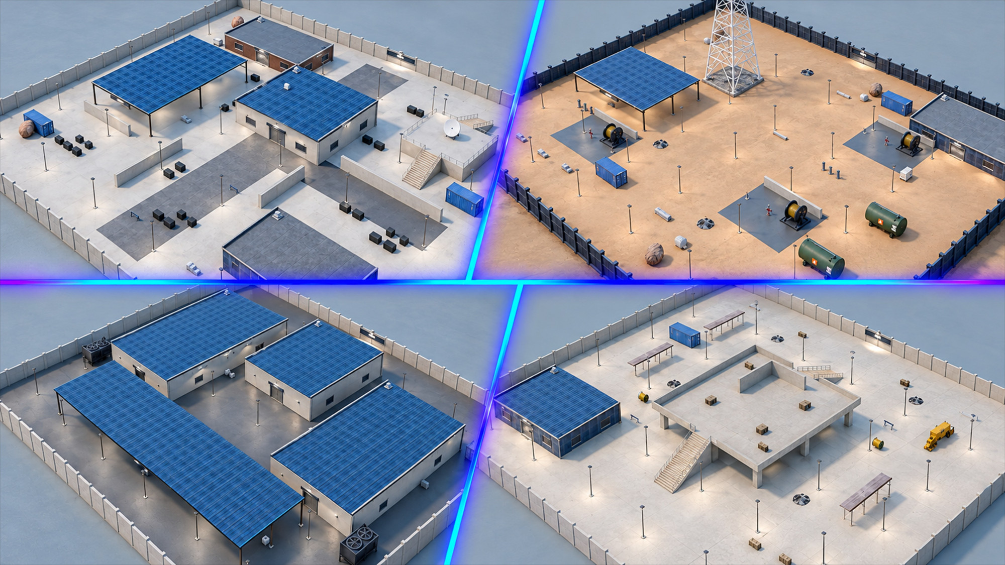 FiveM PvP Maps | 12 Industrial Arenas — FiveHub Pack 01