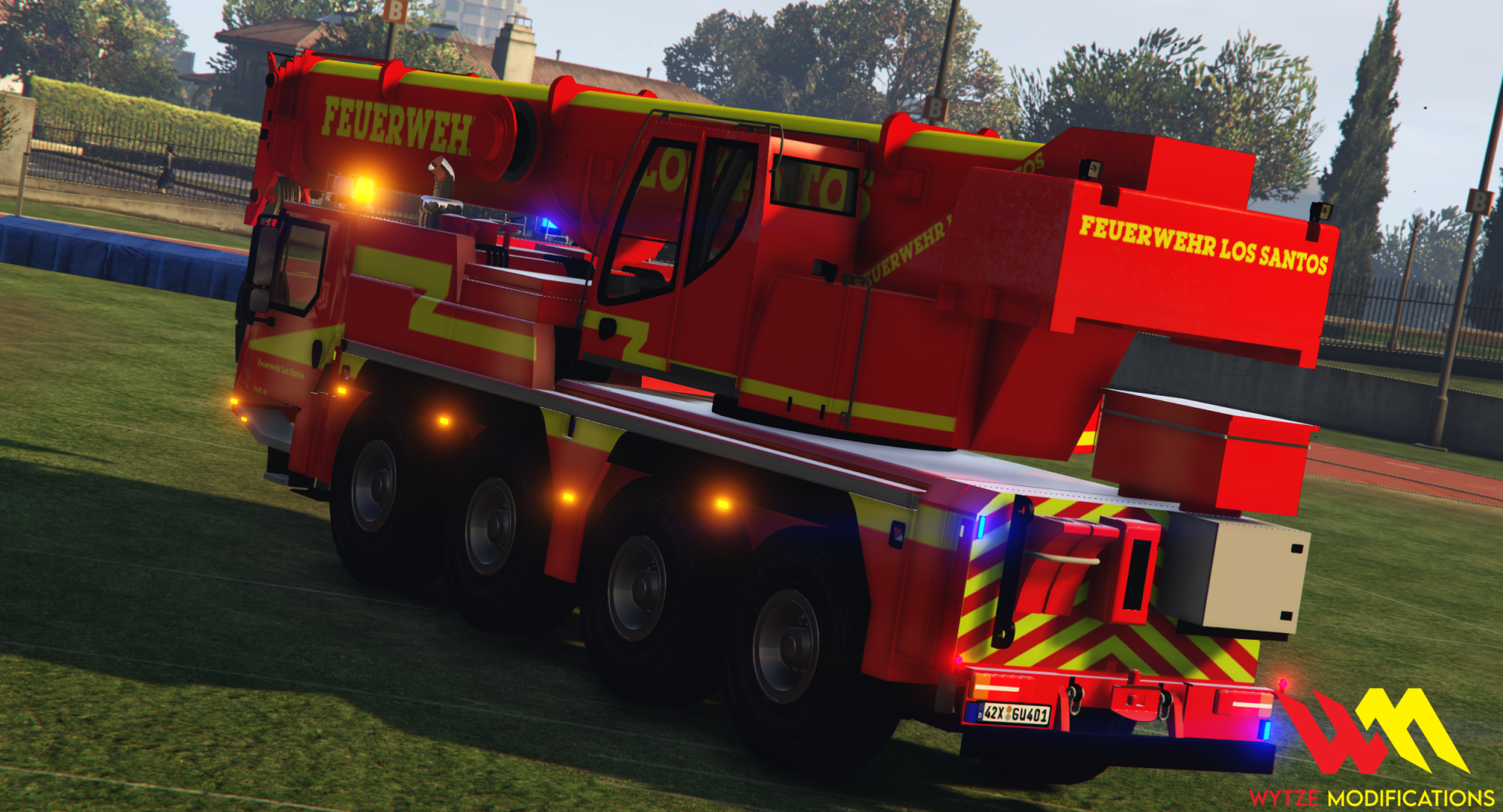 Benefactor FireDepartment Crane [WM_Vehiclecontroll]