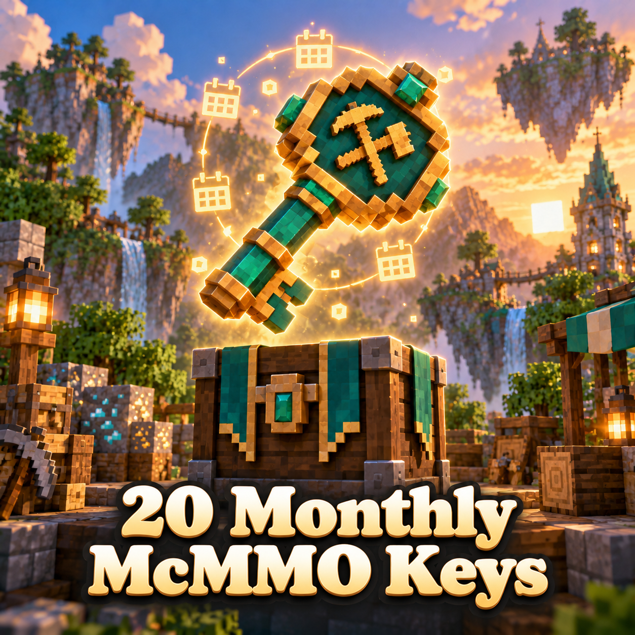 20 Monthly McMMO Keys