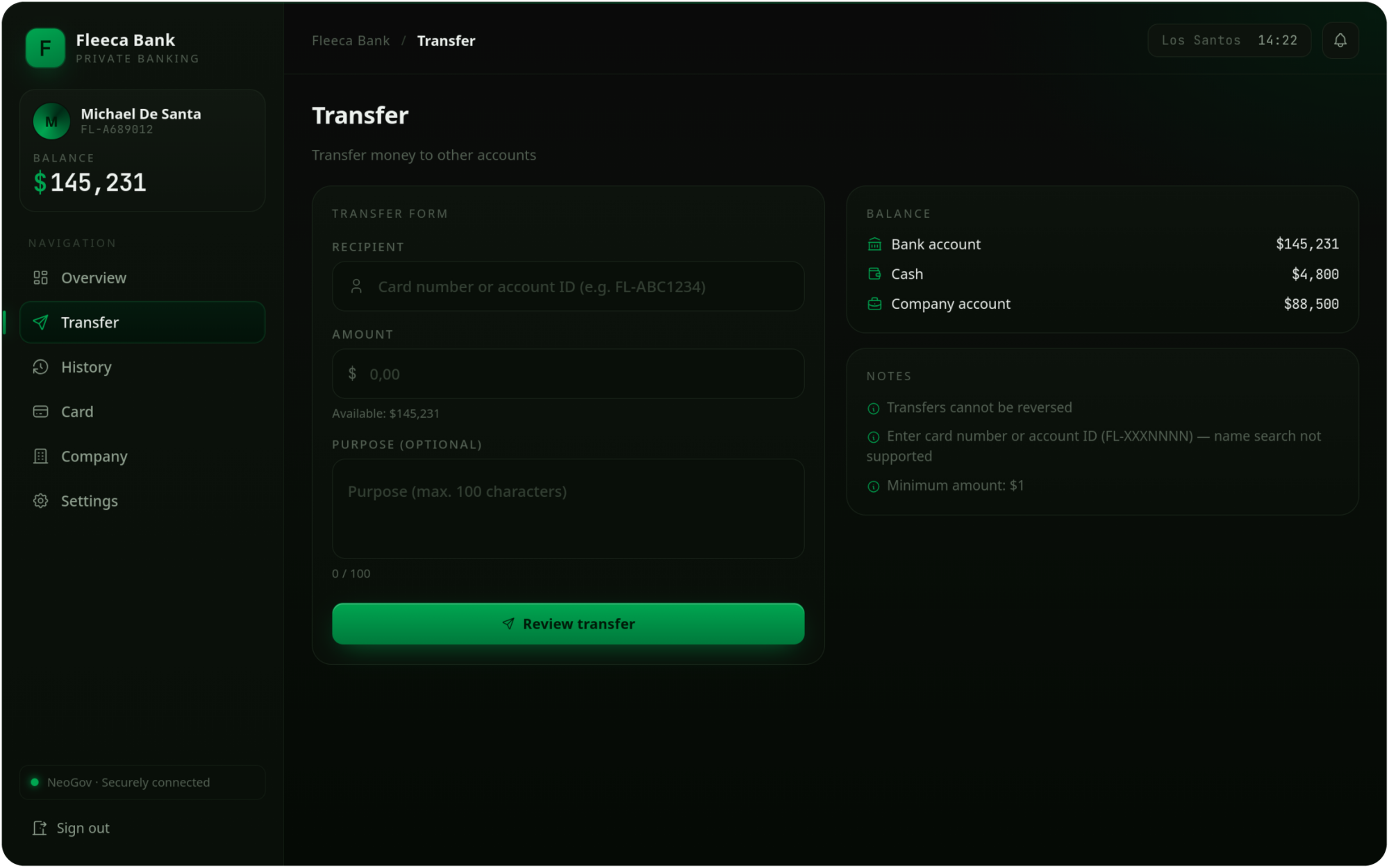 Neoscripts Banking