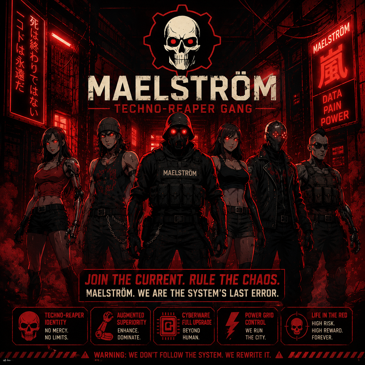 Techno-Reaper Maelström Clothes Package