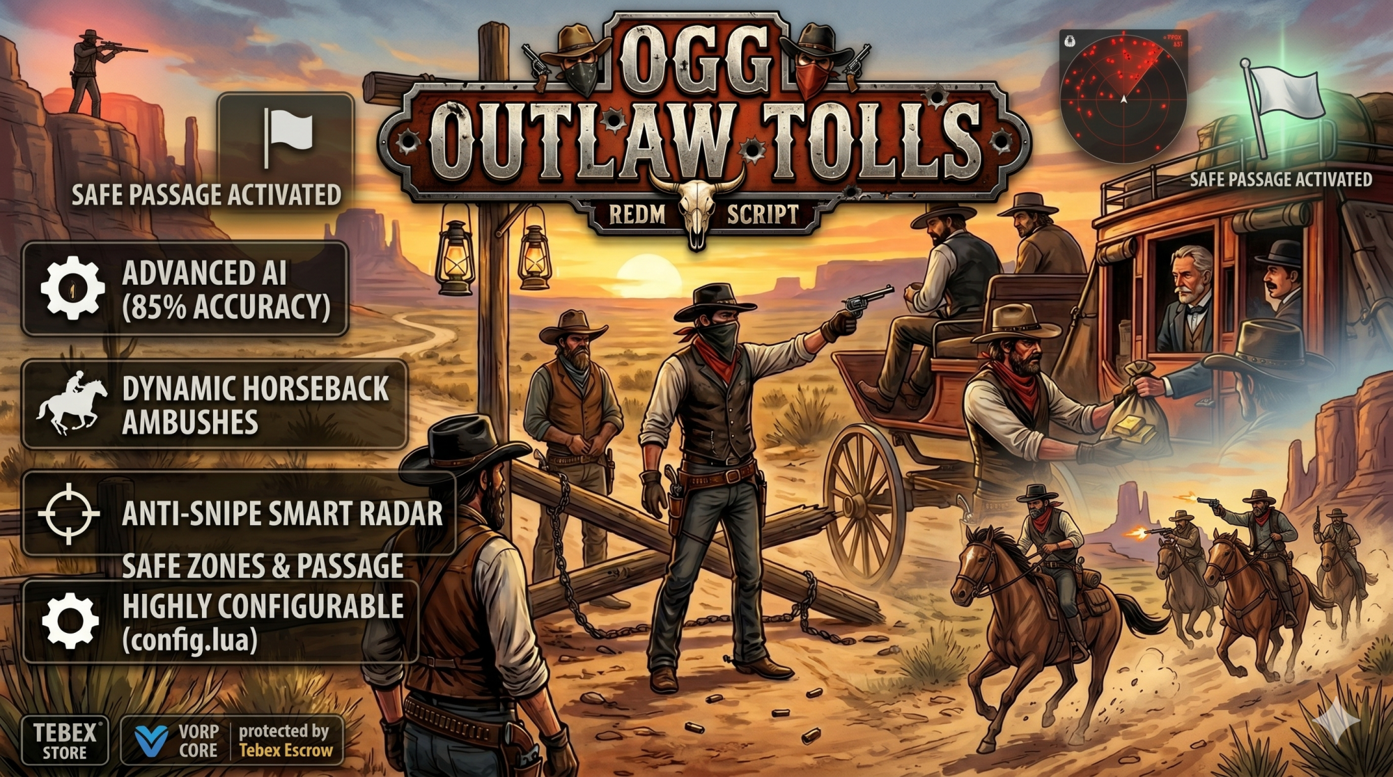 OGG Outlaw Tolls - The Ultimate Checkpoint Ambush System!