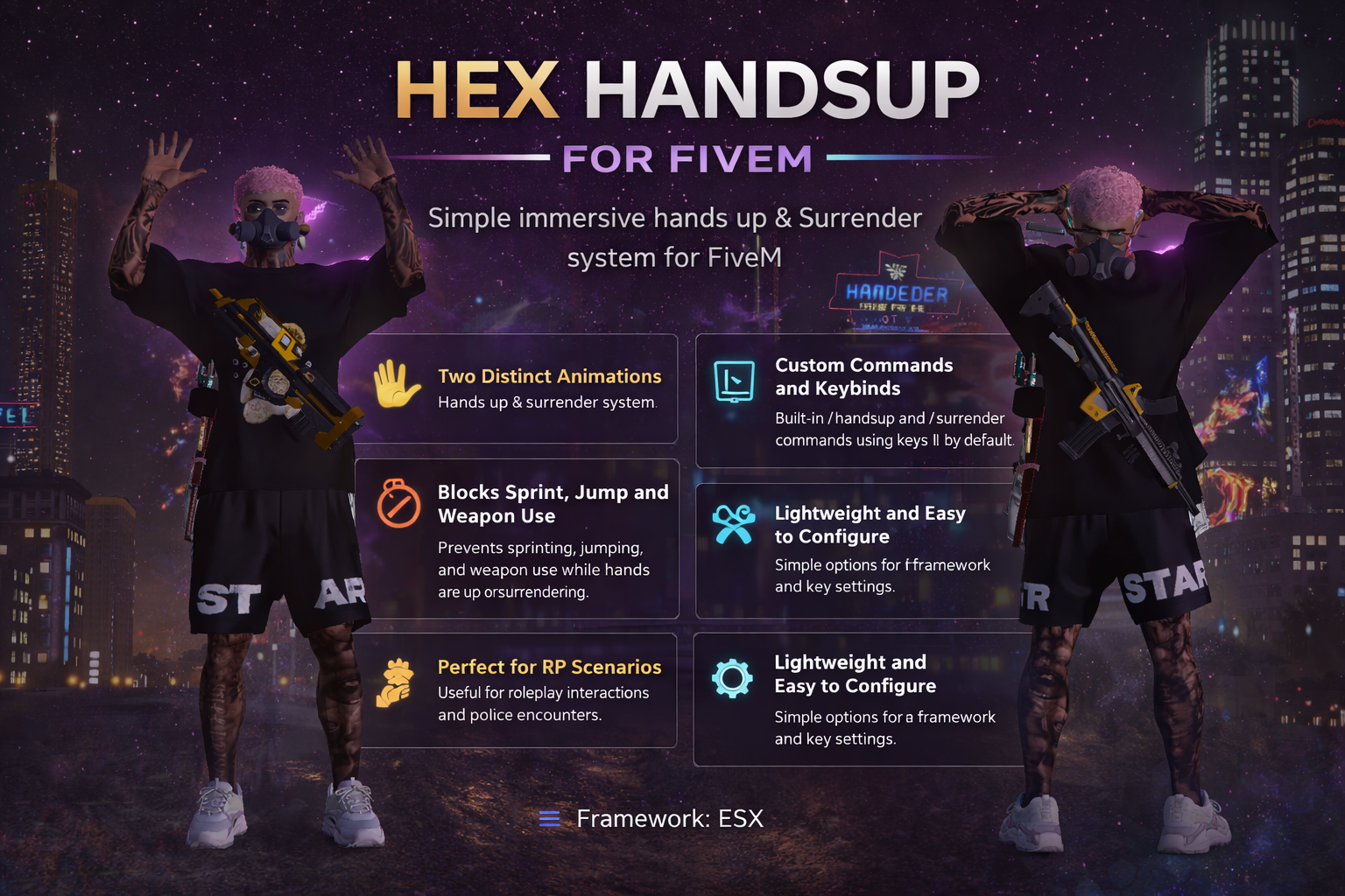 Hex Hands Up