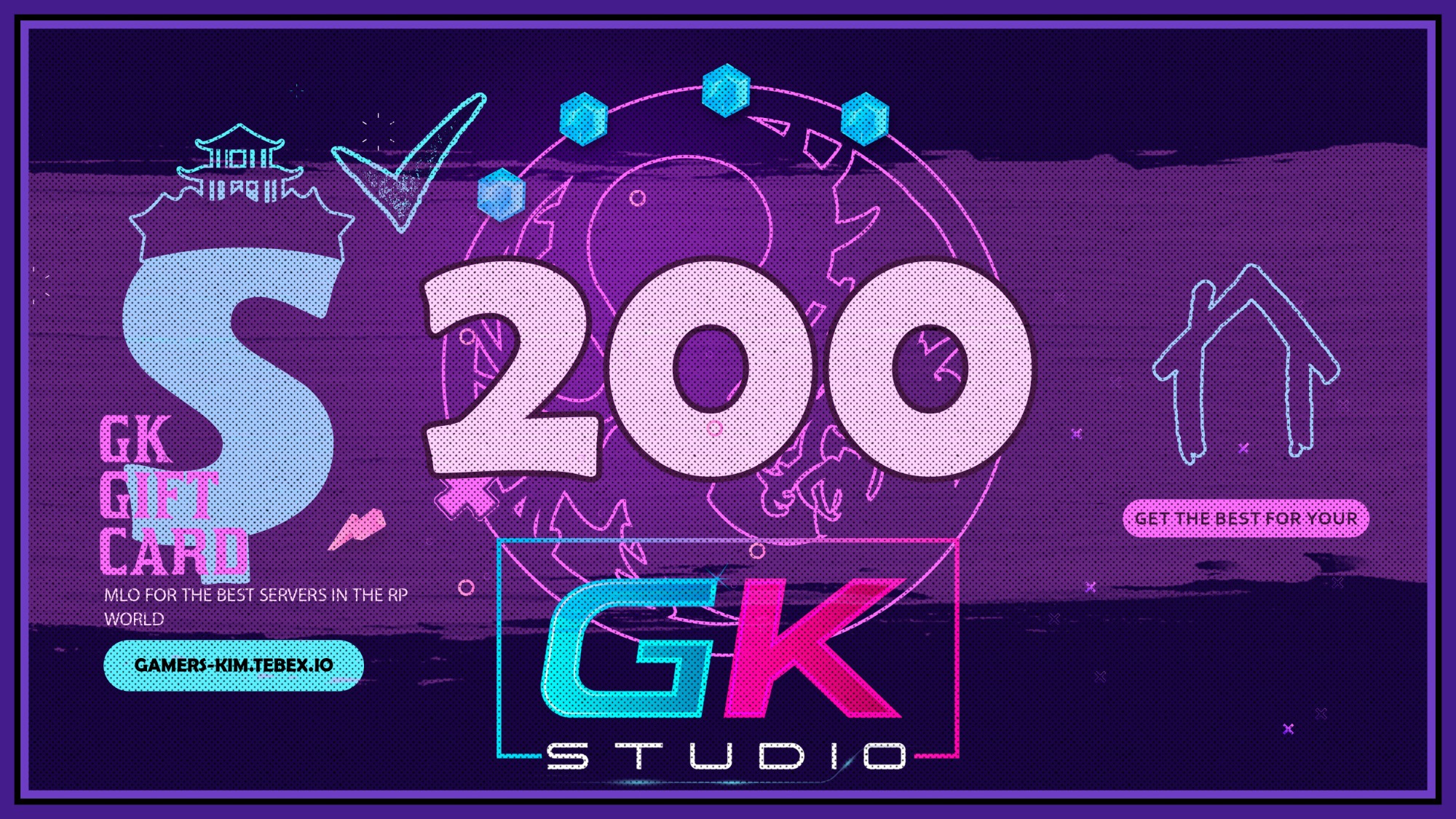 Gift card for 200$