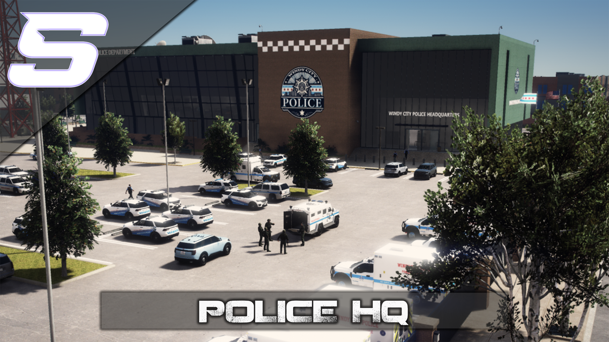 Police HQ + Heli Base