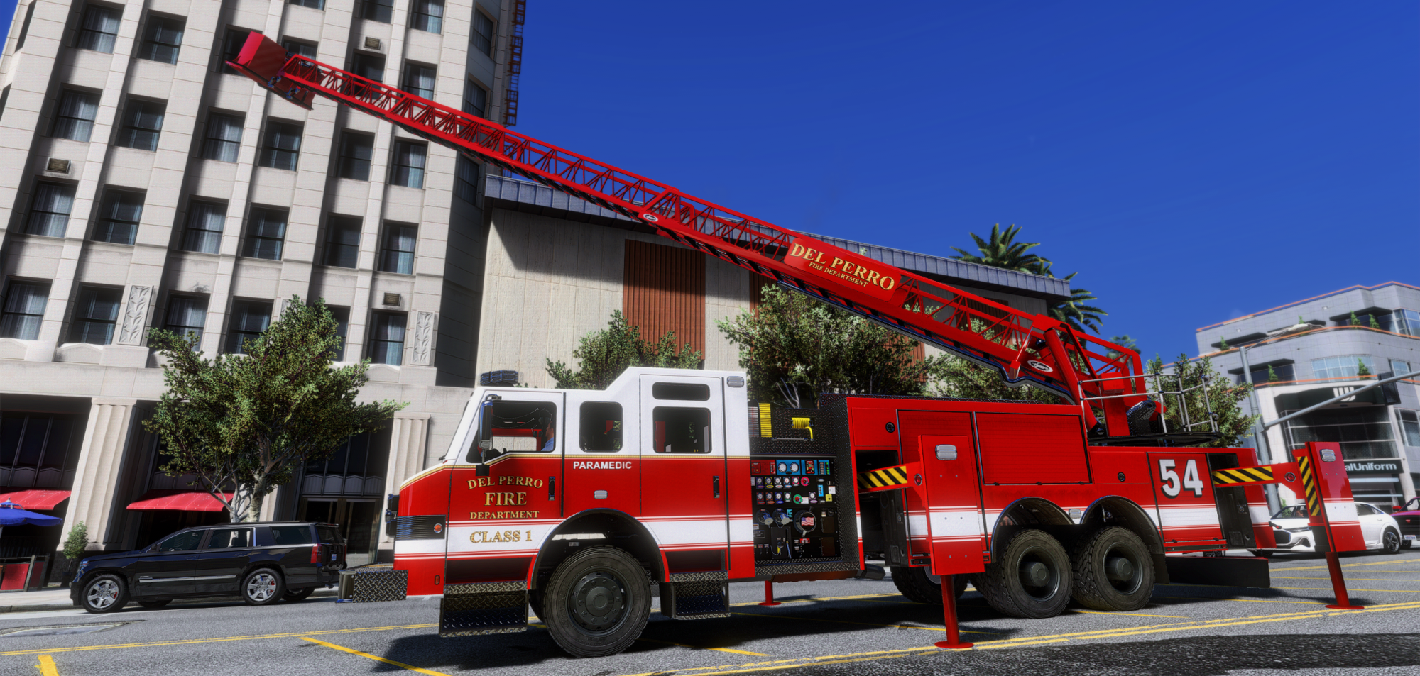 Spear Impulse Aerial Ladder Fire Truck