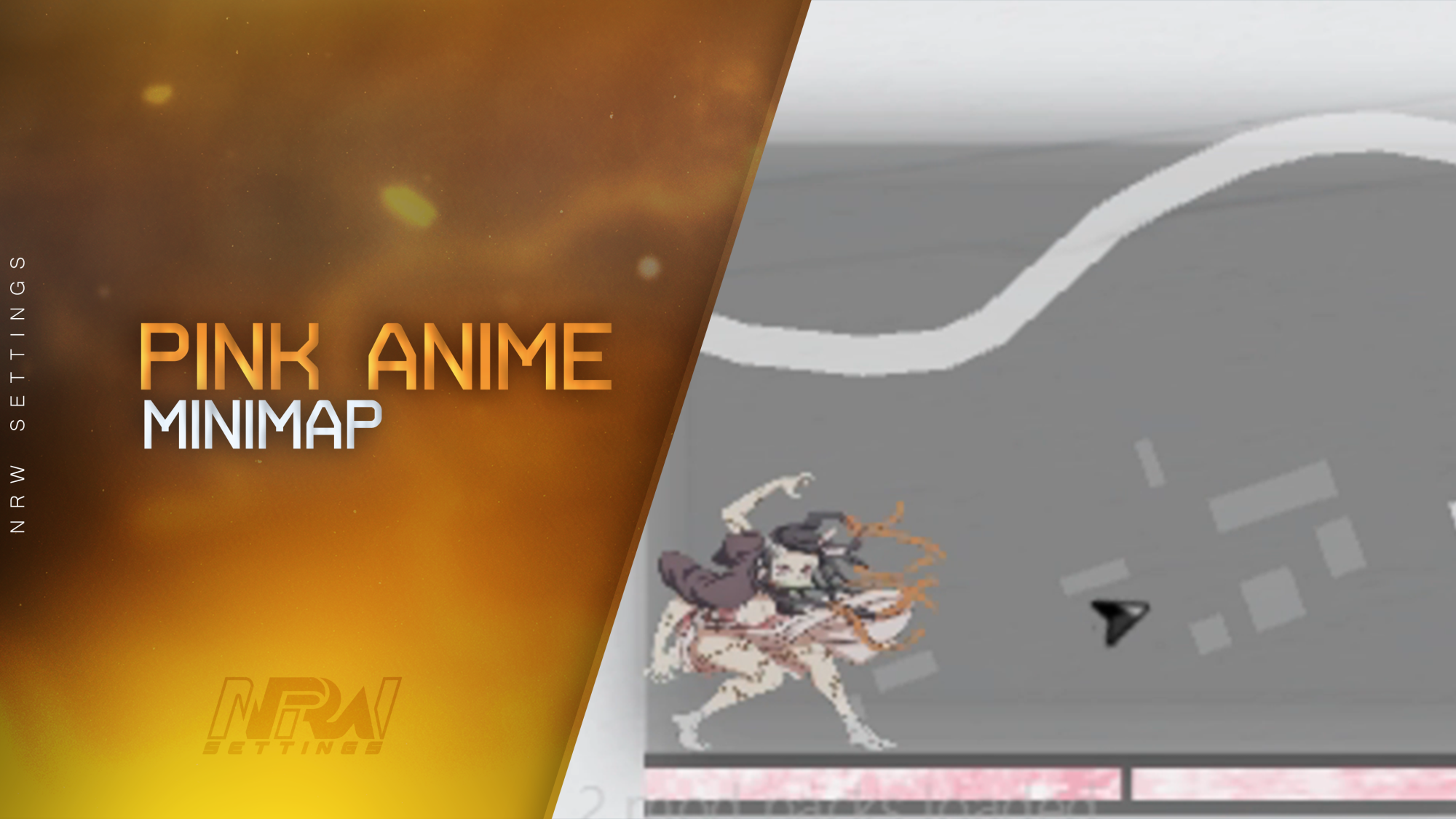 NRW Pink Anime Minimap
