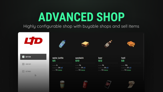 [Advanced Shop] ESX QBCore {OPEN}