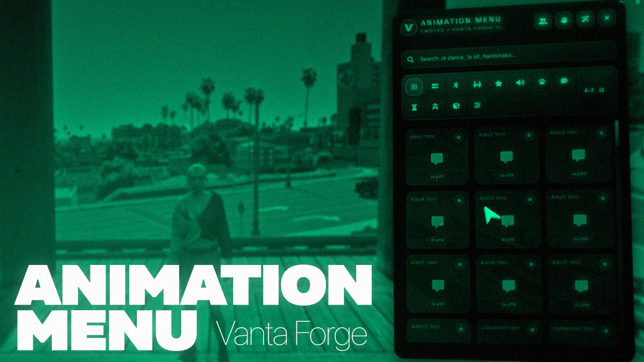 Vanta Animation Menu + Animation Position