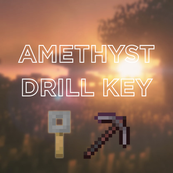Amethyst Drill Key