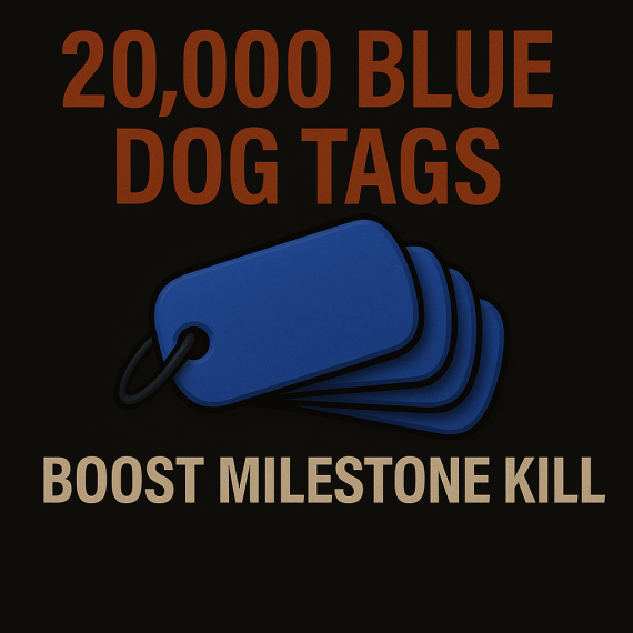 🚁20,000 Blue Dog Tags!!!