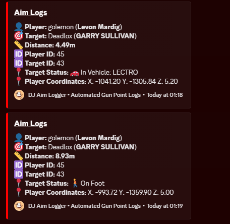 Target Box Logging DJONTOP Β· π« Gun Point Logs | Weapon Target Logging System