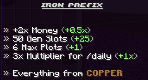 Iron Rank