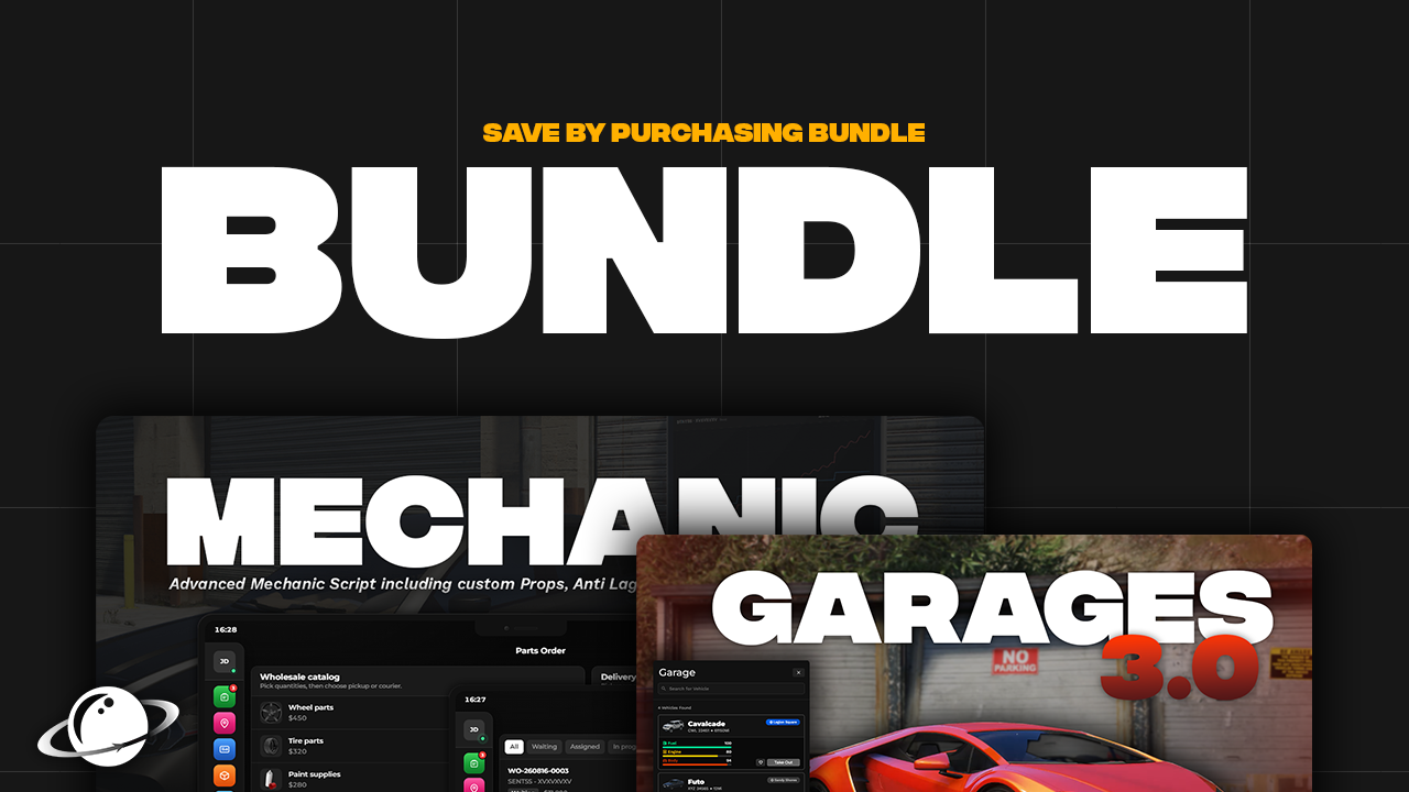 [B] Mechanic V2 + Garages V3
