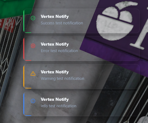 Vertex Notify | Advanced Notification System
