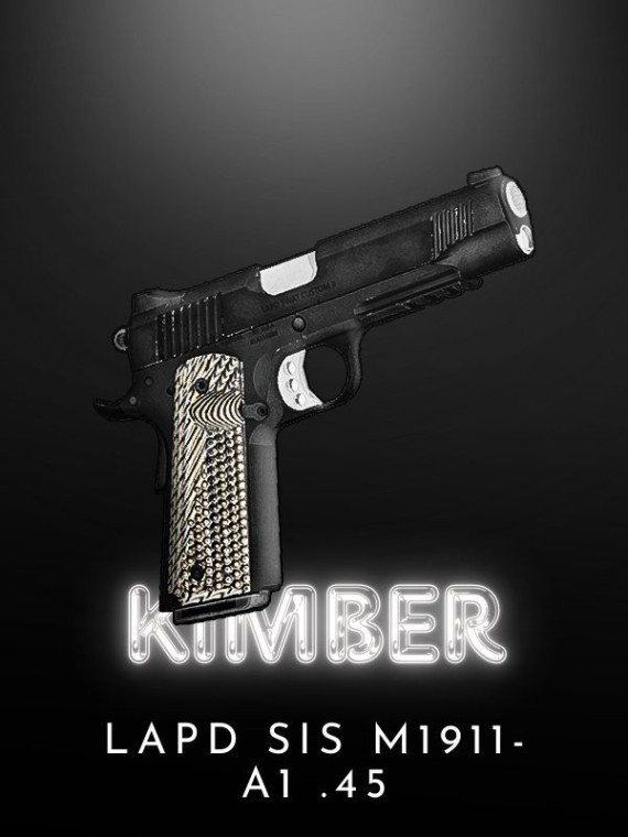 KIMBER LAPD SIS M1911-A1 .45 - El3ttric Models