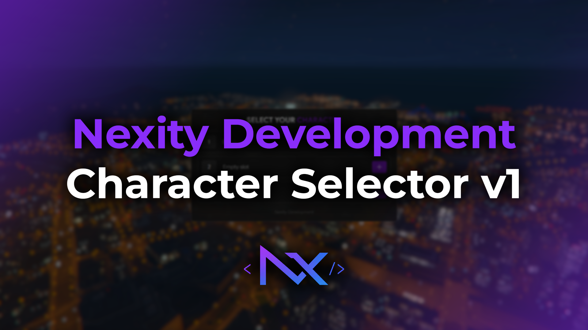 [QB/QBX] Character Selector v1 | Escrowed
