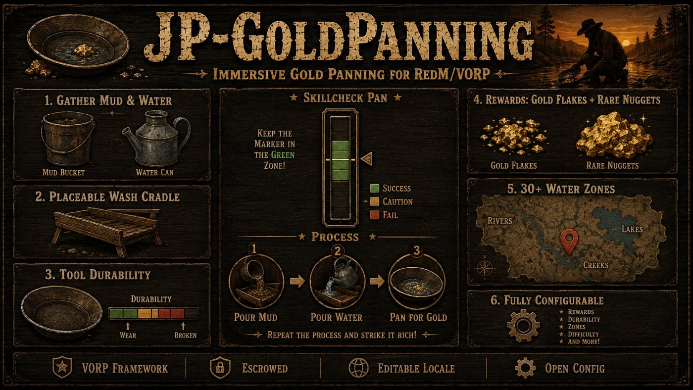 JP-GoldPanning | Immersive Gold Panning System