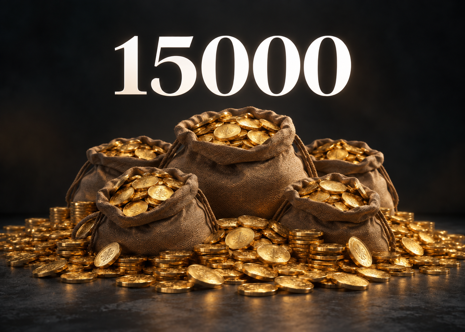 15000 Coins