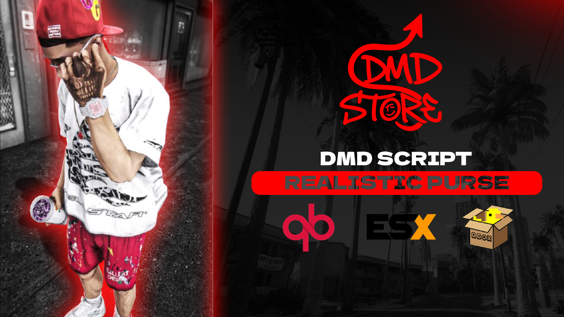 DMD Store Wallet System | Realistic Items, Storage Limits, Animations | QB ESX QBox