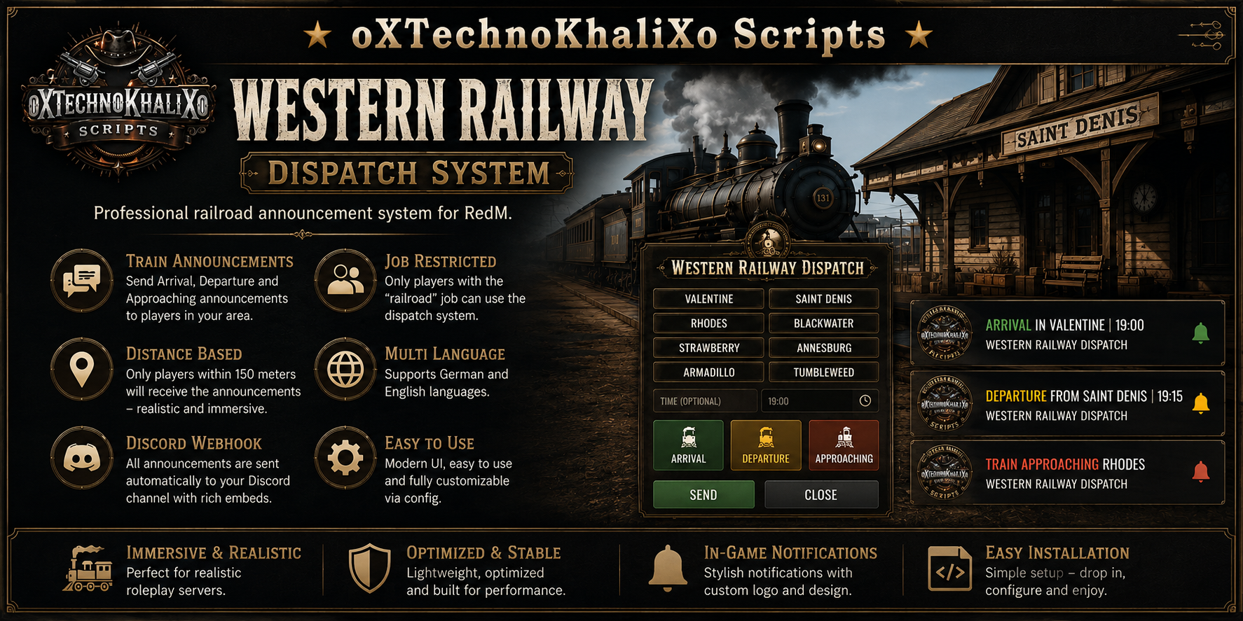 Khali Railroad Announce